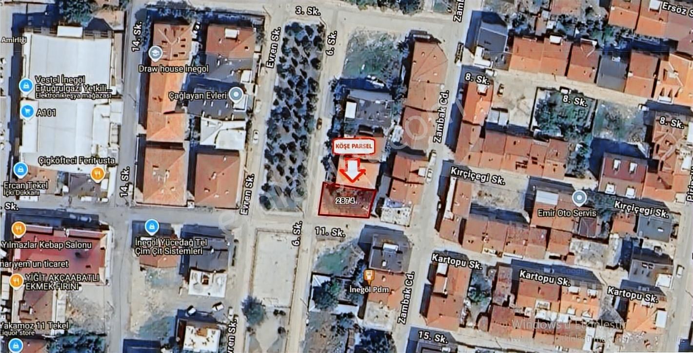 Ulucan'dan İnegöl Alanyurt Ta Satılık Köşe Parsel Arsa - Görsel 21