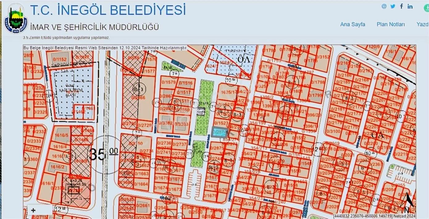 Ulucan'dan İnegöl Alanyurt Ta Satılık Köşe Parsel Arsa - Görsel 15