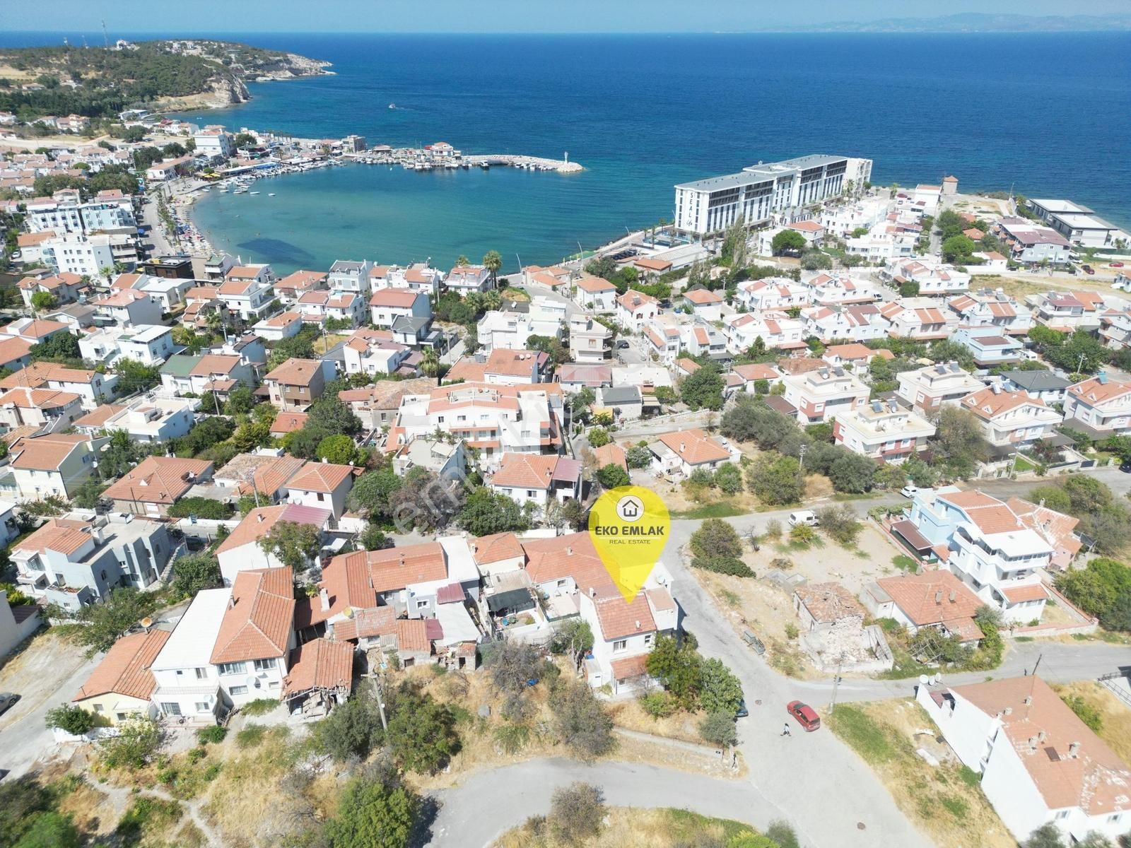 Mordoğan İskeleye 200m Mesafede Deniz Manzaralı Müstakl Kagir Ev - Görsel 2