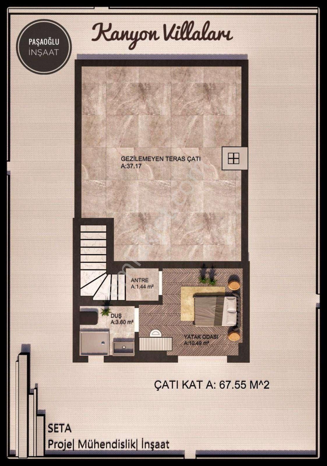 Konaklar Kanyon Projesinde Satılık Villa Zirvevip Gayrimenkulden - Görsel 9