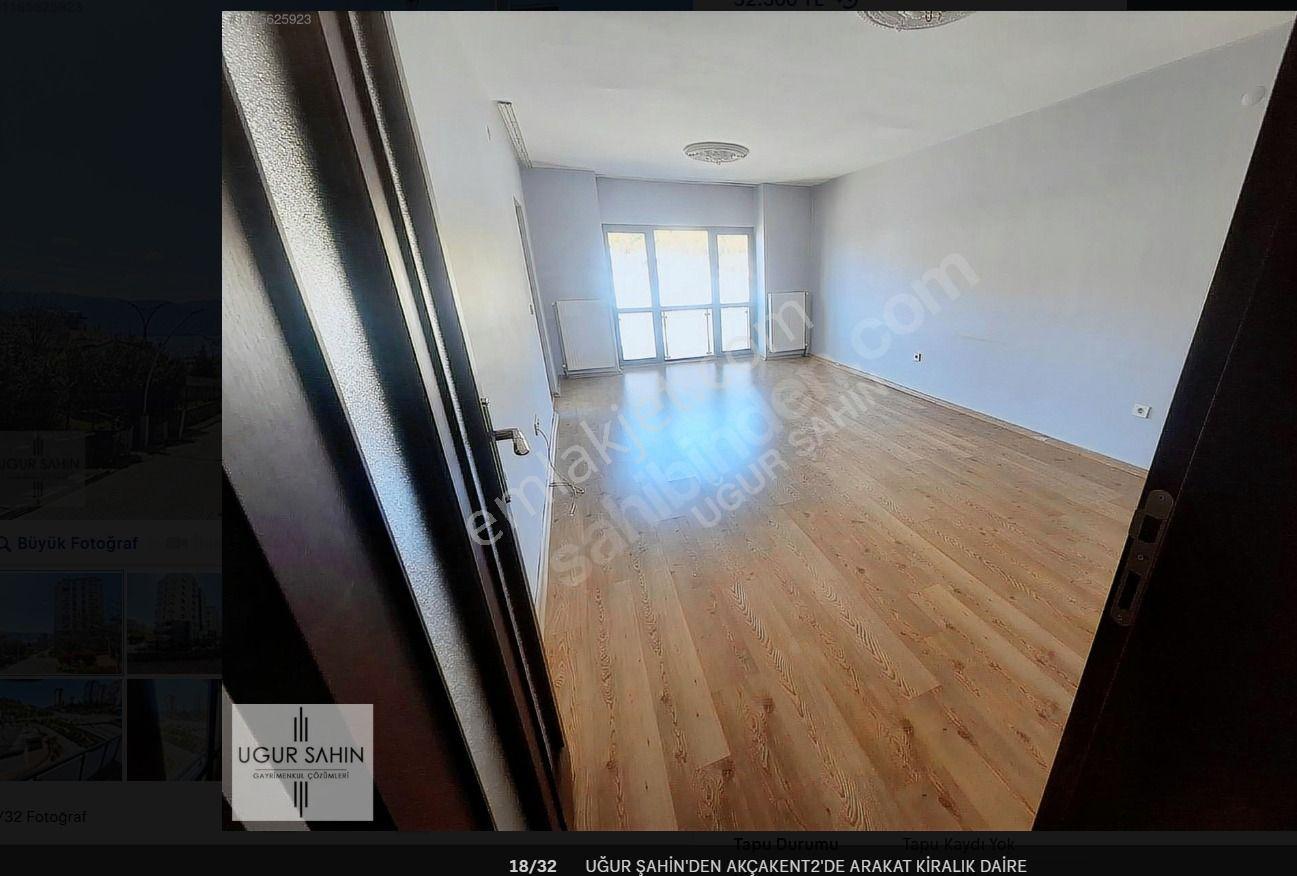 Uğur Şahin'den Akçakent 2 De Arakat Kiralık Daire - Görsel 6