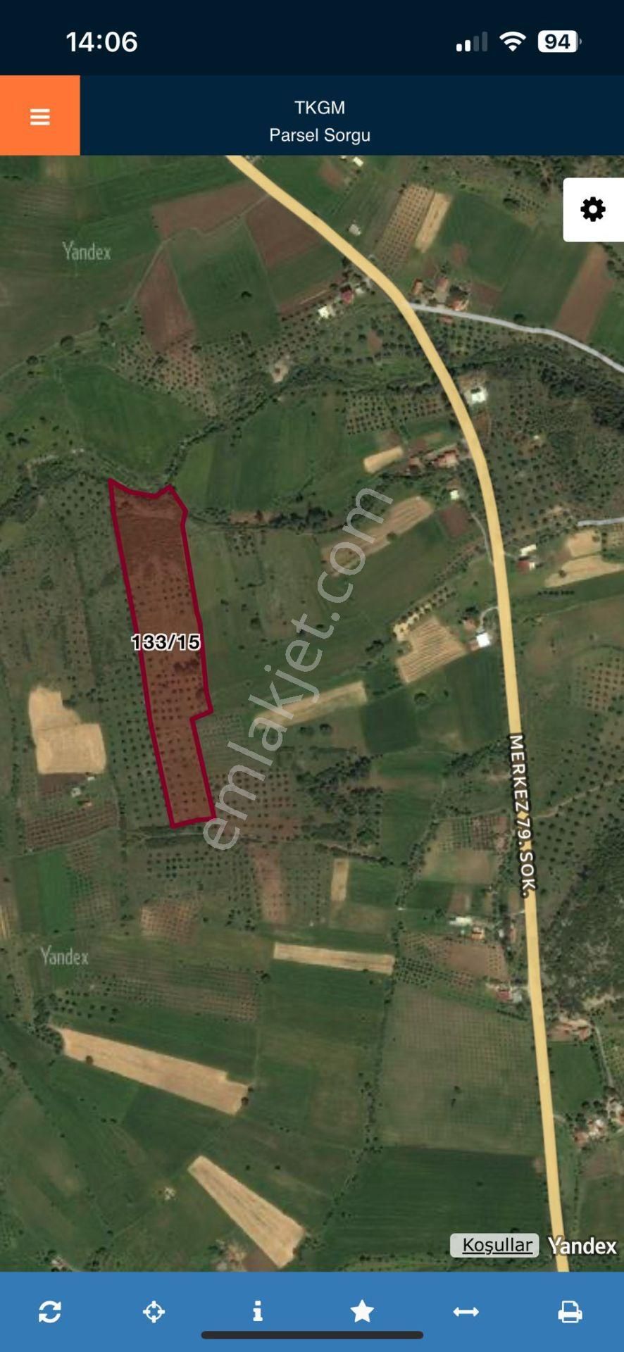 Milas Aslanyaka Mahallesinde Satılık Tarla - Görsel 3