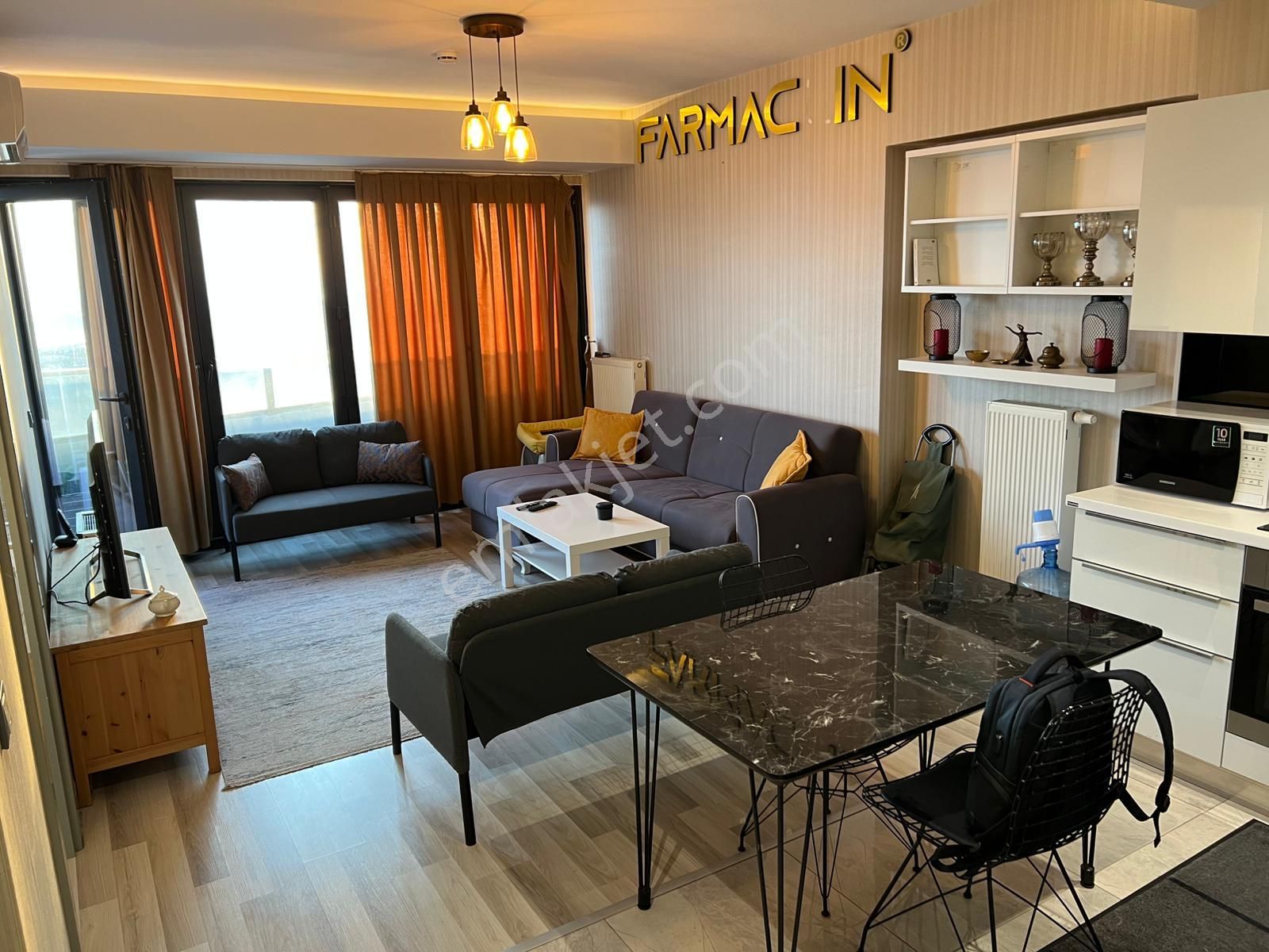 Pegaas'tan Allure Tower'da 18.kat 1+1 Deniz Manzaralı Lüks Daire - Görsel 3