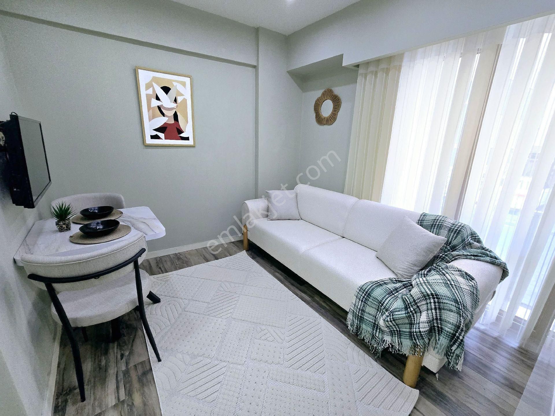 Denizli Pamukkale İstiklal Mahallesi'nde Kiralık Sıfır Eşyalı Arakat Lüks Dizayn Apart - Görsel 9