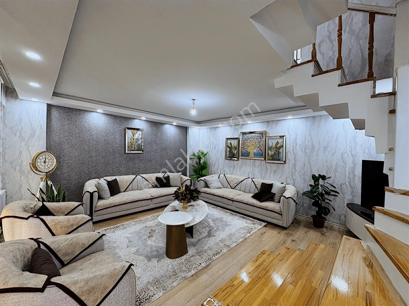 Hürriyet Mahallesinin Gözdesi Lebi Derya Full Eşyalı Villa - Görsel 26