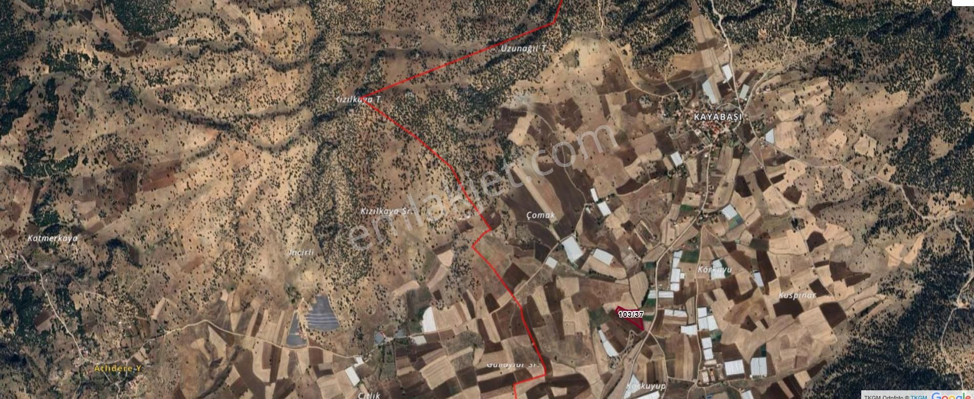 Seydikemer Kayabaşta Yola Cepheli 8.290 M² Satılık Tarla - Görsel 3