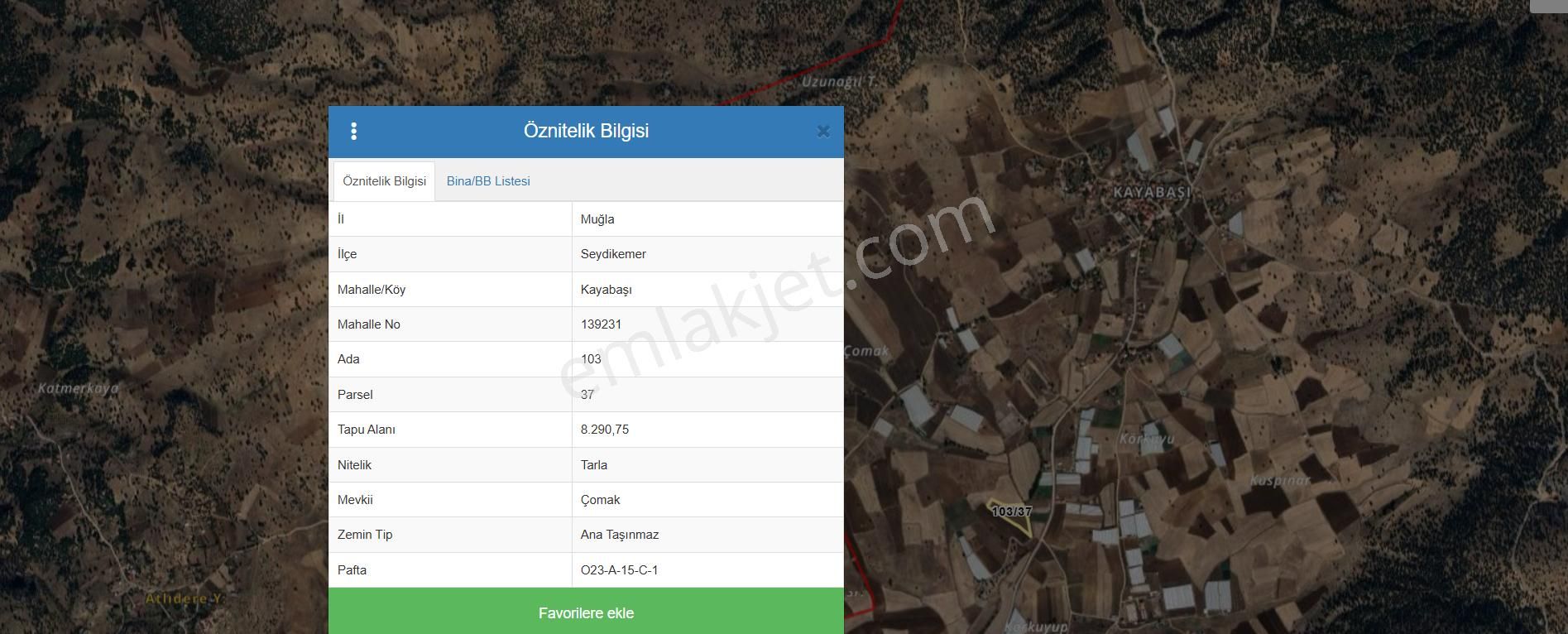 Seydikemer Kayabaşta Yola Cepheli 8.290 M² Satılık Tarla - Görsel 4