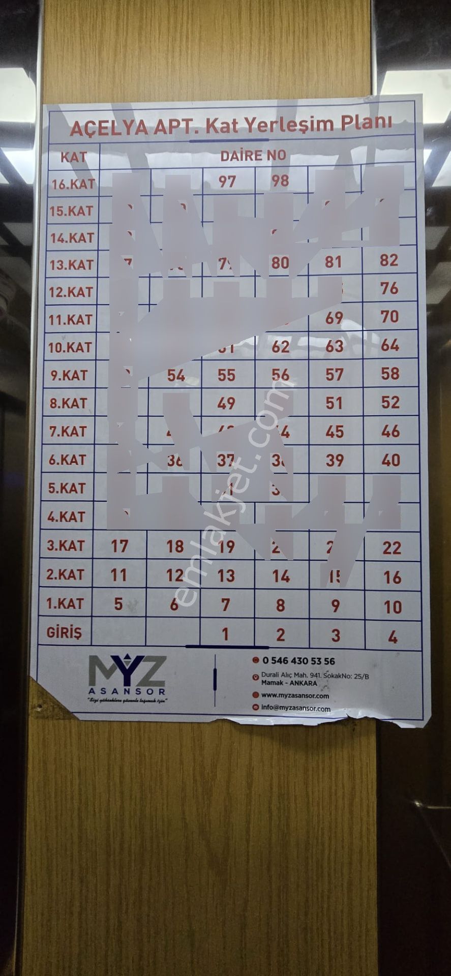 Merkez Emlak 3+1 Kat 10 Ön Cephe İçi Yapılı Asansörlü 120 M2 - Görsel 20