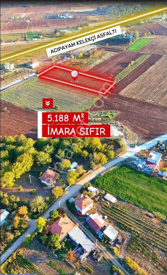 Şahin Emlaktan Denizli Acıpayam Akalan Mah.imara Sıfır 5.188 M² Satılık Tarla