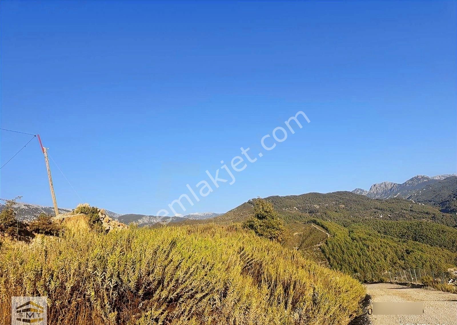 Alanya Üzümlü Mahallesi Yola Sıfır Satılık Manzaralı Tarla - Görsel 15