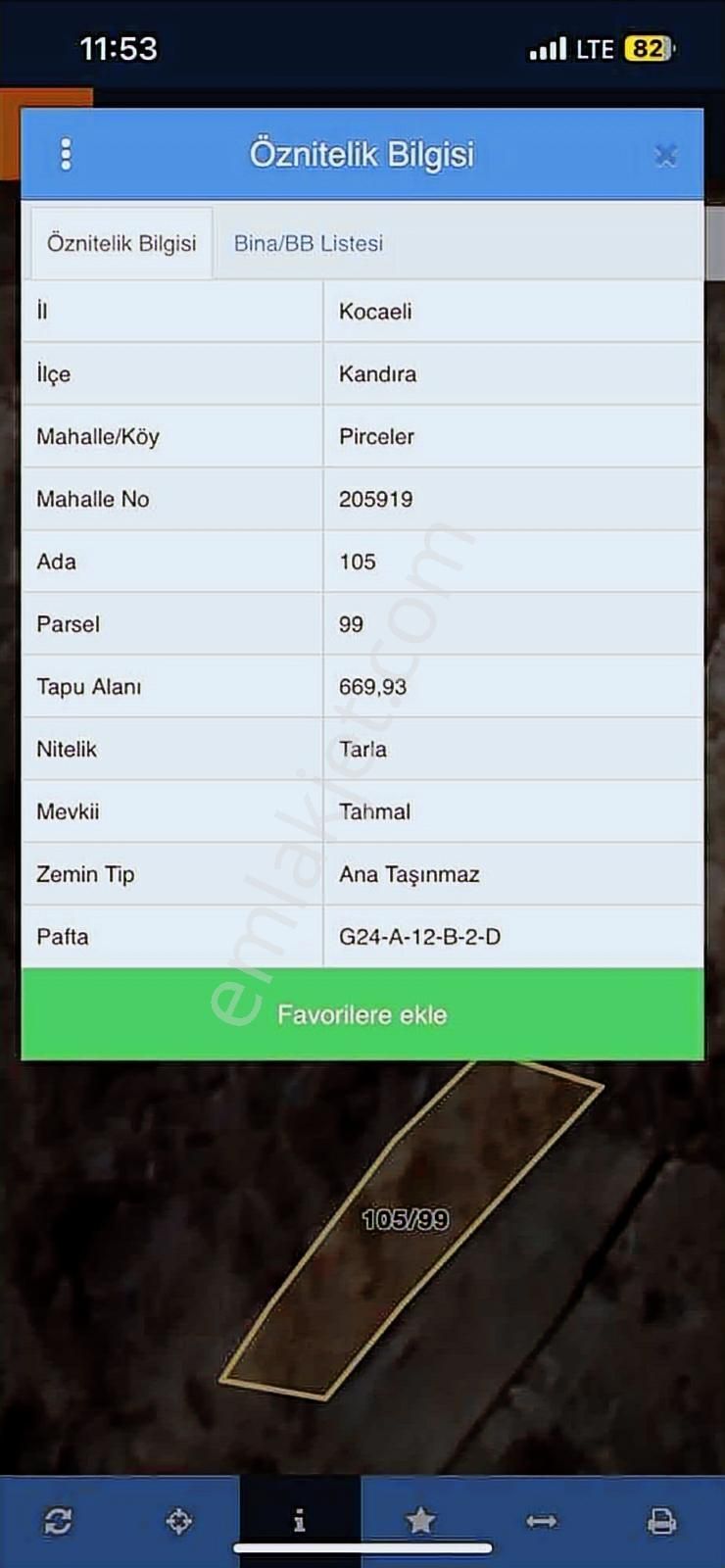 Osb'ye Ve Kandıra Yoluna Yakın Yatırımlık Tarla - Görsel 3