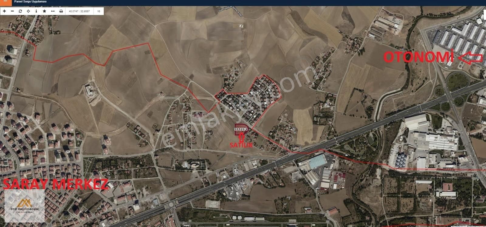 Ecg'den; Sarayda Konut İmarlı, Protokol Yolu Yakını Site Arsası