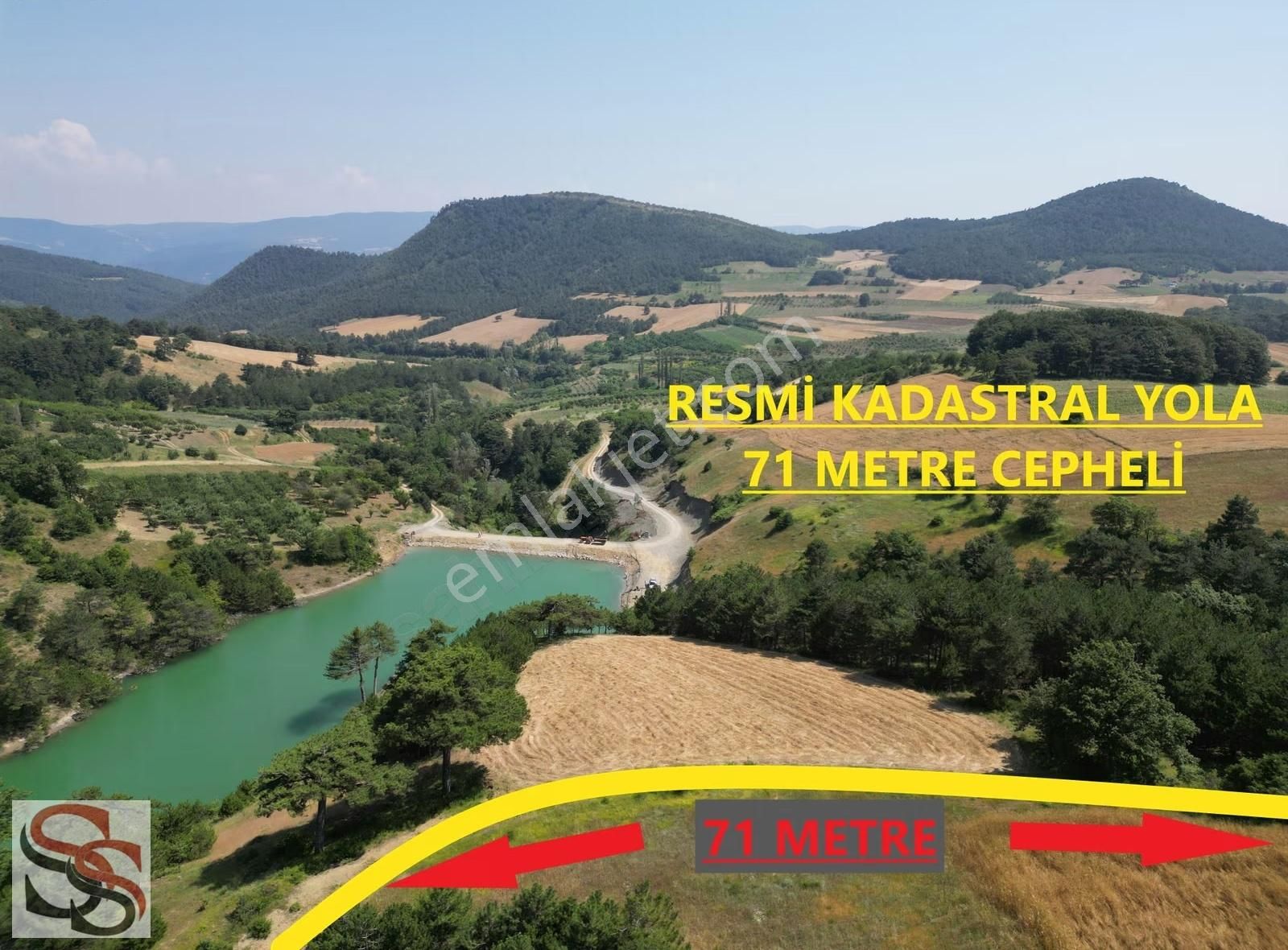 Geyve Çine Göl Manzaralı 4.337 M² Tarla + Havuzlu Bungalov - Görsel 29