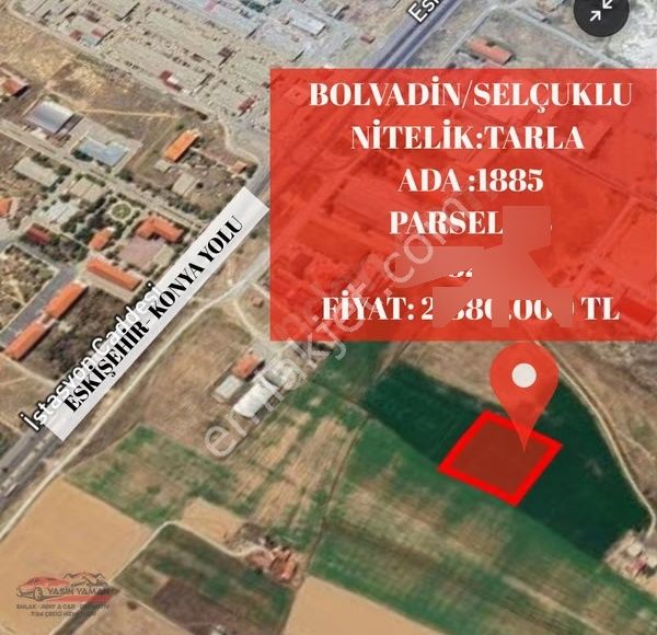 Yaman'dan Bolvadin Selçuklu Mah. Satılık Tarla ( 6.982 M² ) - Görsel 3