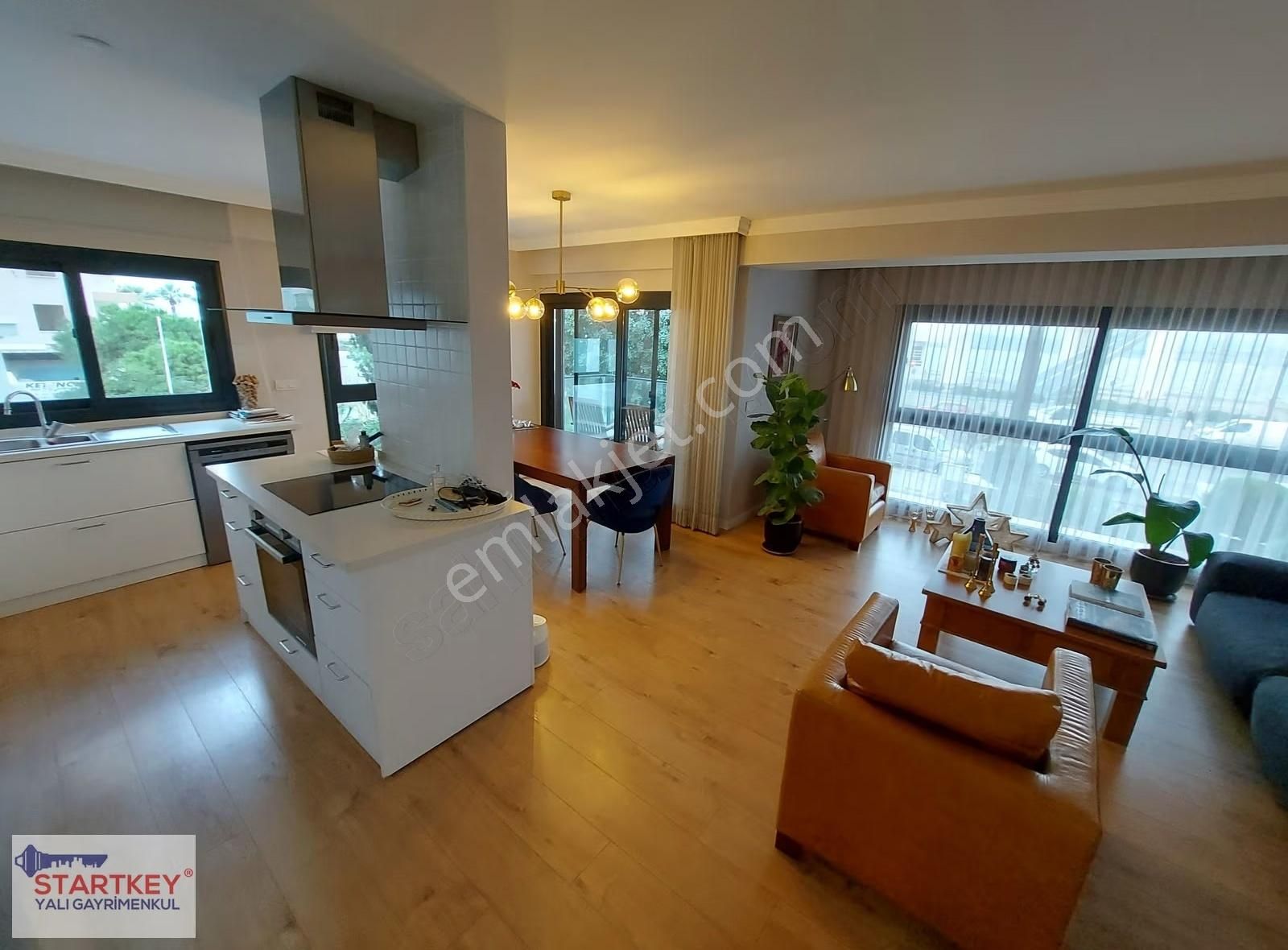 Karşıyakada Yeni Bina Deniz Manzaralı Kiralık 2+1 Yalı Dairesi - Görsel 2