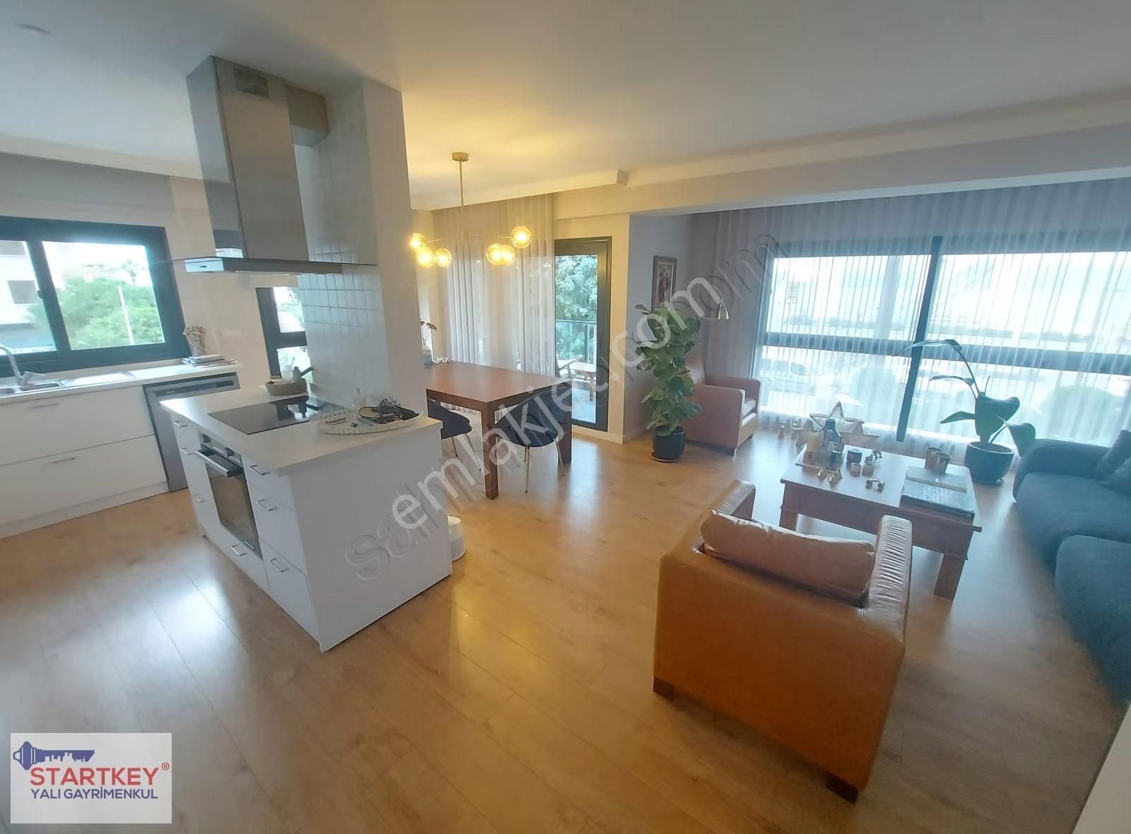 Karşıyakada Yeni Bina Deniz Manzaralı Kiralık 2+1 Yalı Dairesi - Görsel 27