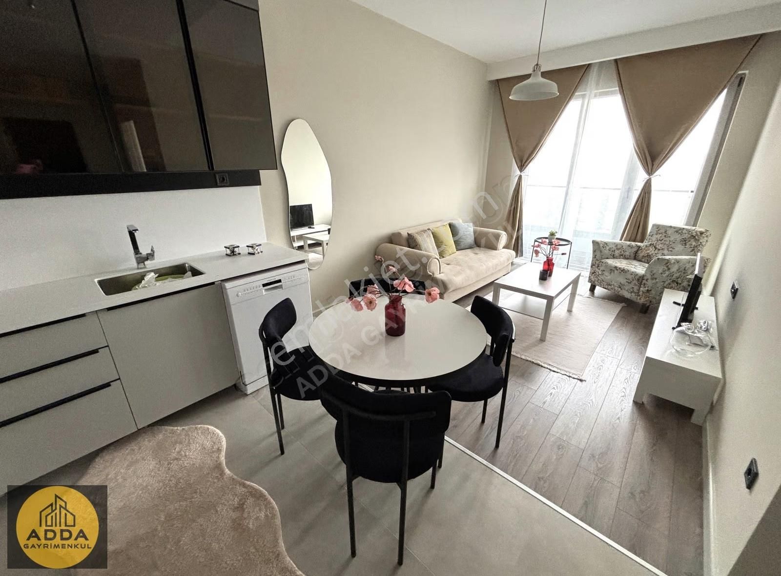 Adda Gayrimenkul-bordo Yaşam Kiralık Sıfır Eşyalı1+1 Daire