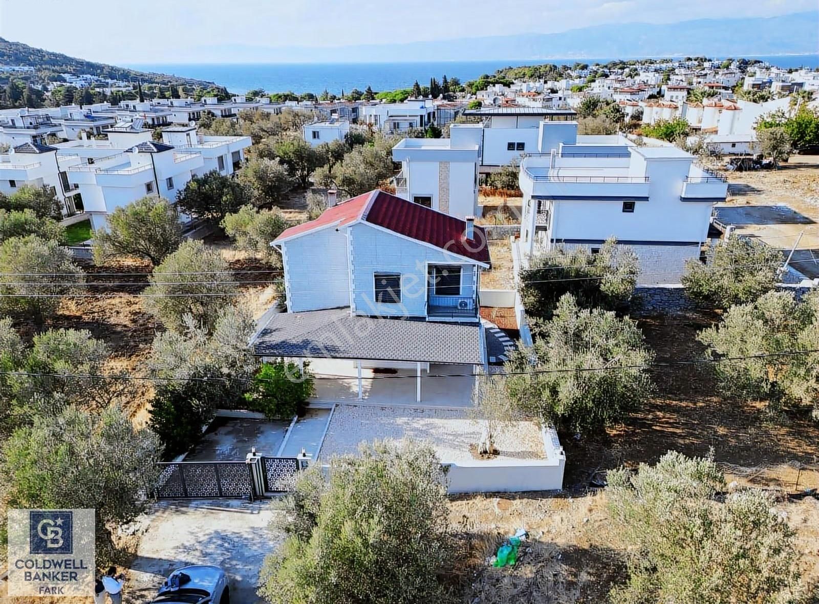 Gömeç Karaağaç'ta 300m2 Arsa İçerinde Tam Müstakil Villa - Görsel 16