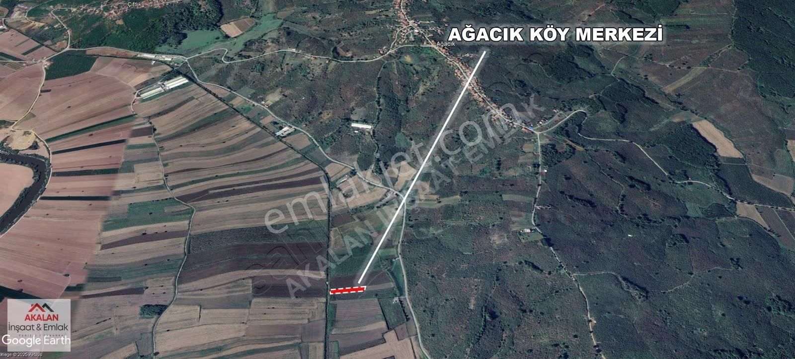 Ağacık Mahallesinde Gölkent Yoluna 500 M Mesafede 1993 M2 Tarla - Görsel 9