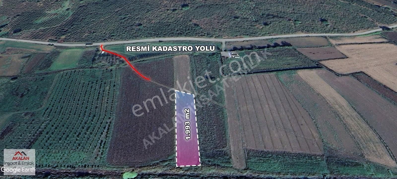 Ağacık Mahallesinde Gölkent Yoluna 500 M Mesafede 1993 M2 Tarla - Görsel 16