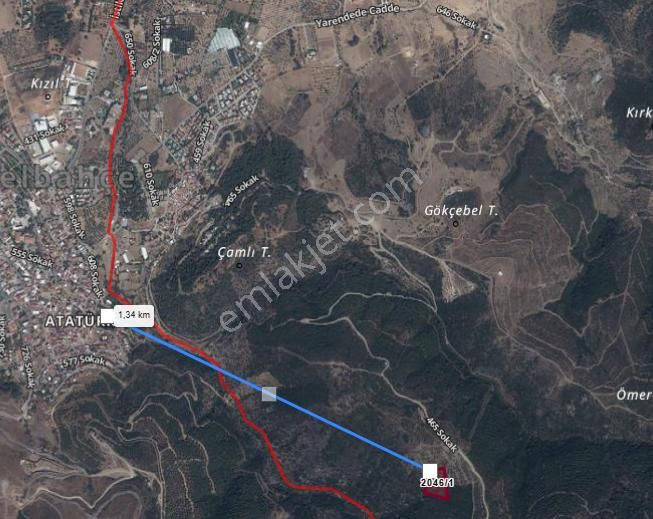 Güzelbahçe Yaka Mahallesi 6523 M2 Deniz Ve Doğa Manzaralı Tarla - Görsel 22