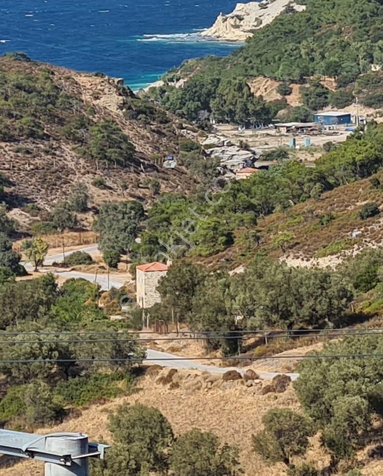 Foça Sazlıca Plajı Deniz Manzaralı İmarlı Tripleks Villa Arsa - Görsel 2