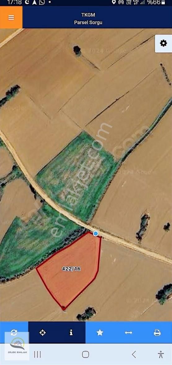 Çanakkale Eceabat'da Deniz Manzaralı Yola Cephe Tek Tapu Tarla.! - Görsel 20