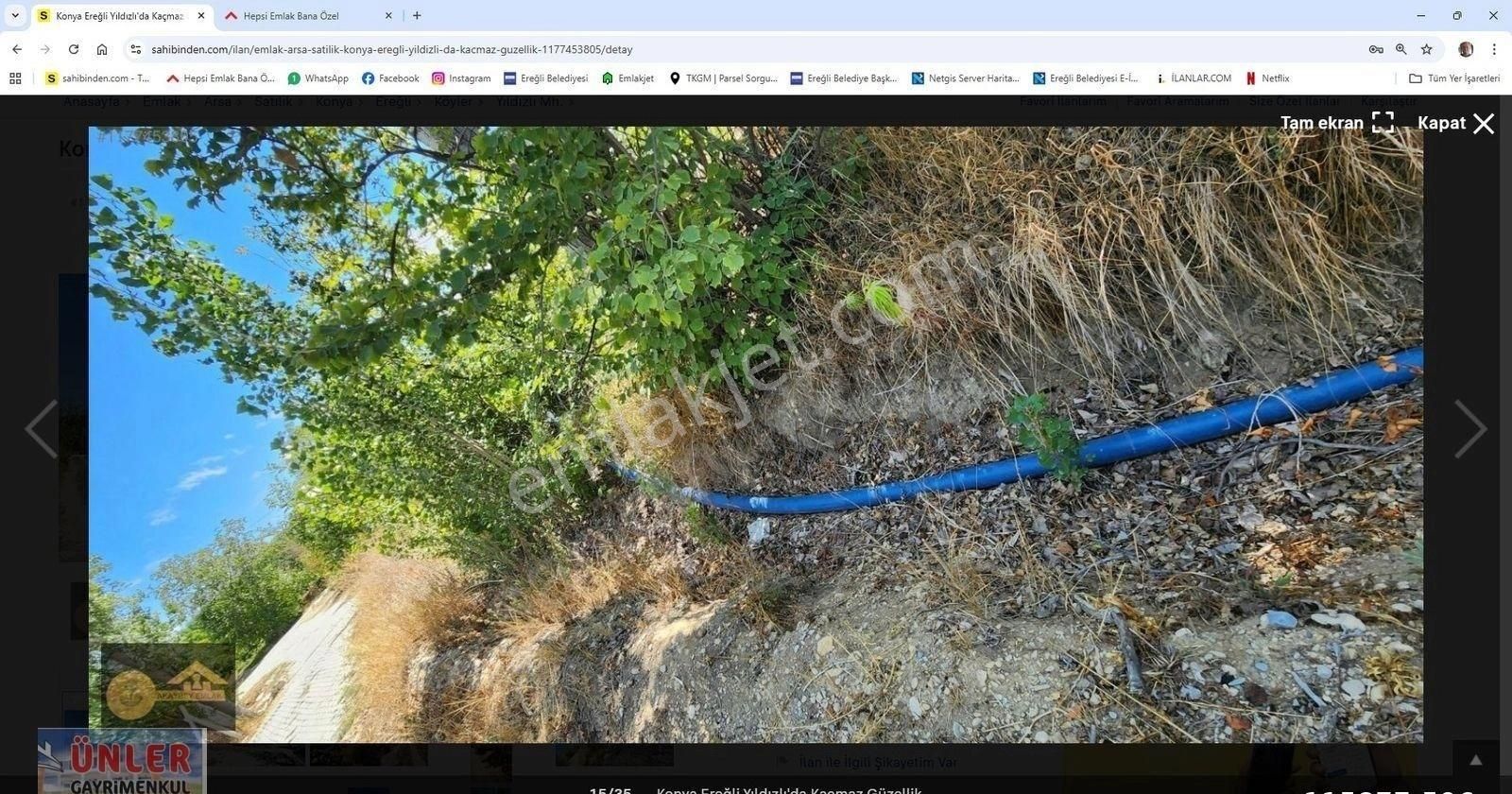 Yıldızlıda 3321 Metrekare Tek Tapulu Sulu Bahçemiz Satılıktır - Görsel 8