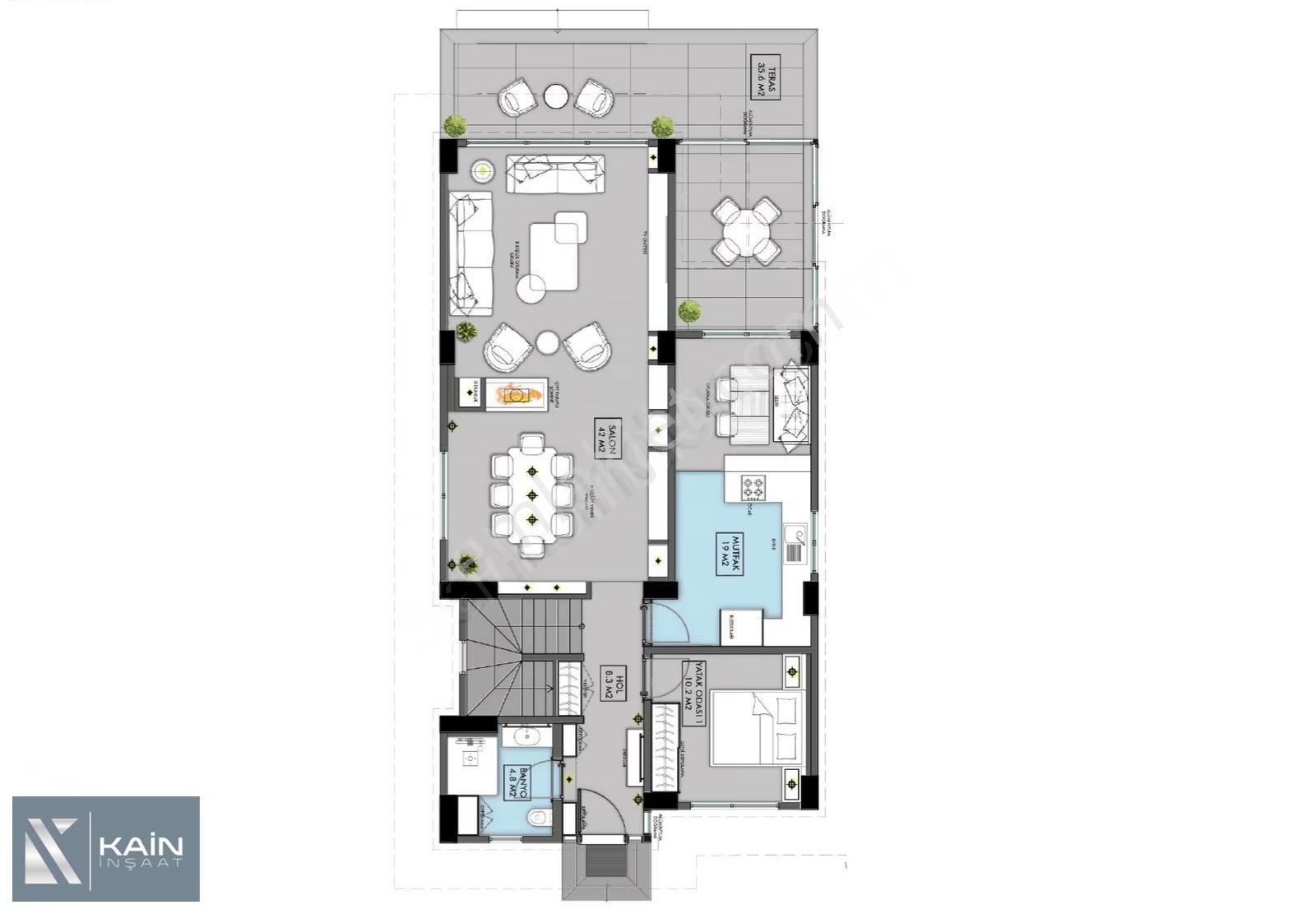 Sakura 1 Projesi Projesi 4+1 239m2 Satılık Villa - Görsel 9