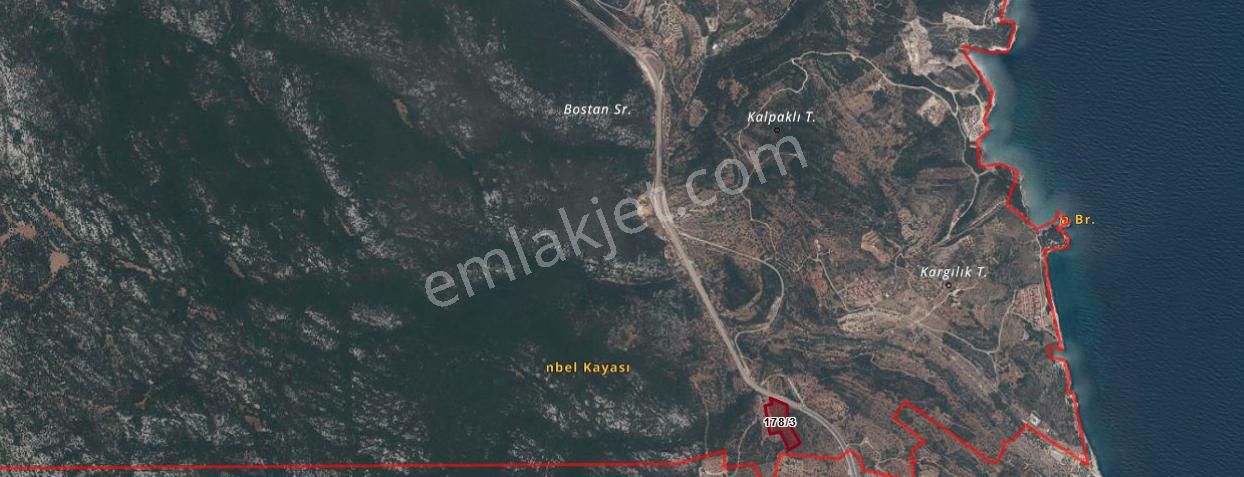 Karaburun Ambersekide Anayola 70 Metre Cepheli 11.472 M2 Tarla - Görsel 2