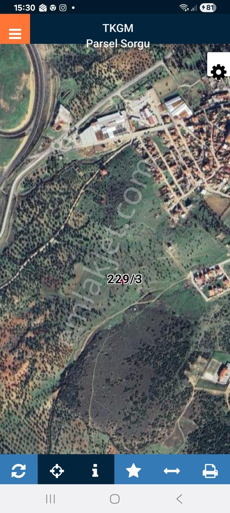 Bergama İlçes Zeytindağ Köyünde Satılık Arsa - Görsel 2