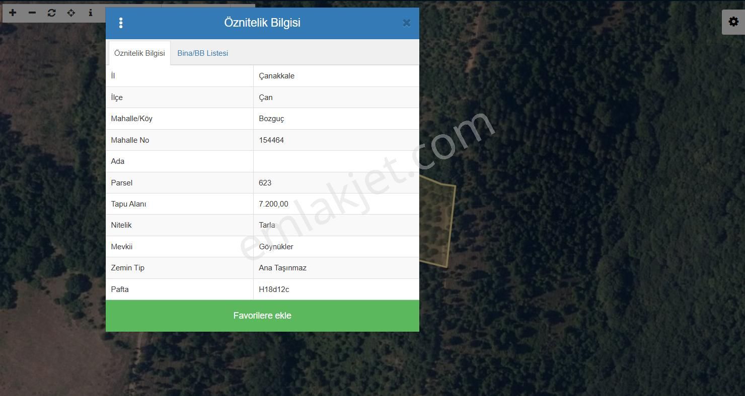Çanakkale Çanda Takasa Uygun Yatırımlık Tek Tapu Tarla | Evport Gyo | - Görsel 2