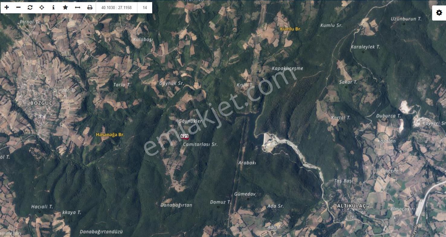 Çanakkale Çanda Takasa Uygun Yatırımlık Tek Tapu Tarla | Evport Gyo | - Görsel 4