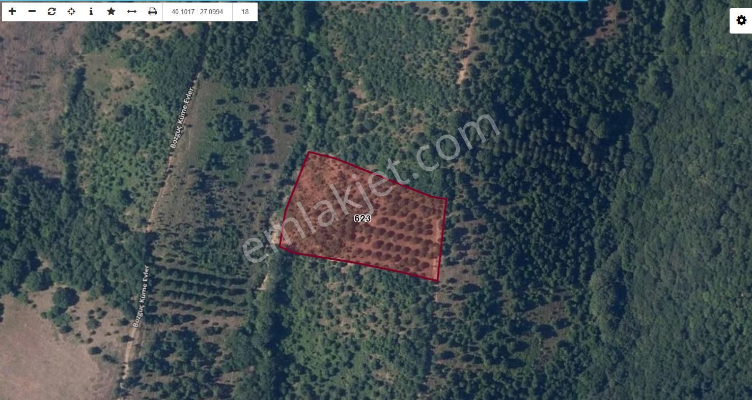 Çanakkale Çanda Takasa Uygun Yatırımlık Tek Tapu Tarla | Evport Gyo |