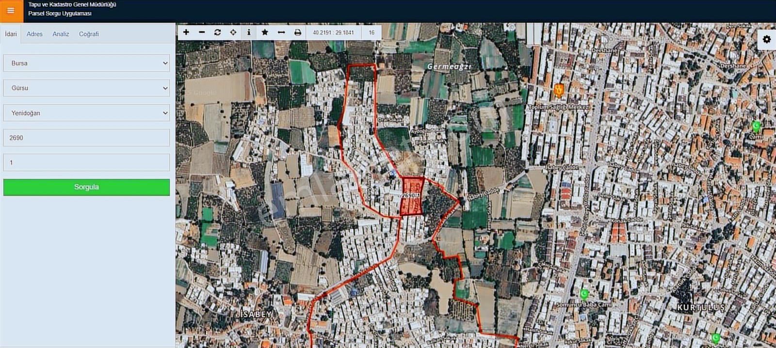 Remax Leon Gürsu Yenidoğan Mh. Satılık 288 M2 Arsa - Görsel 11