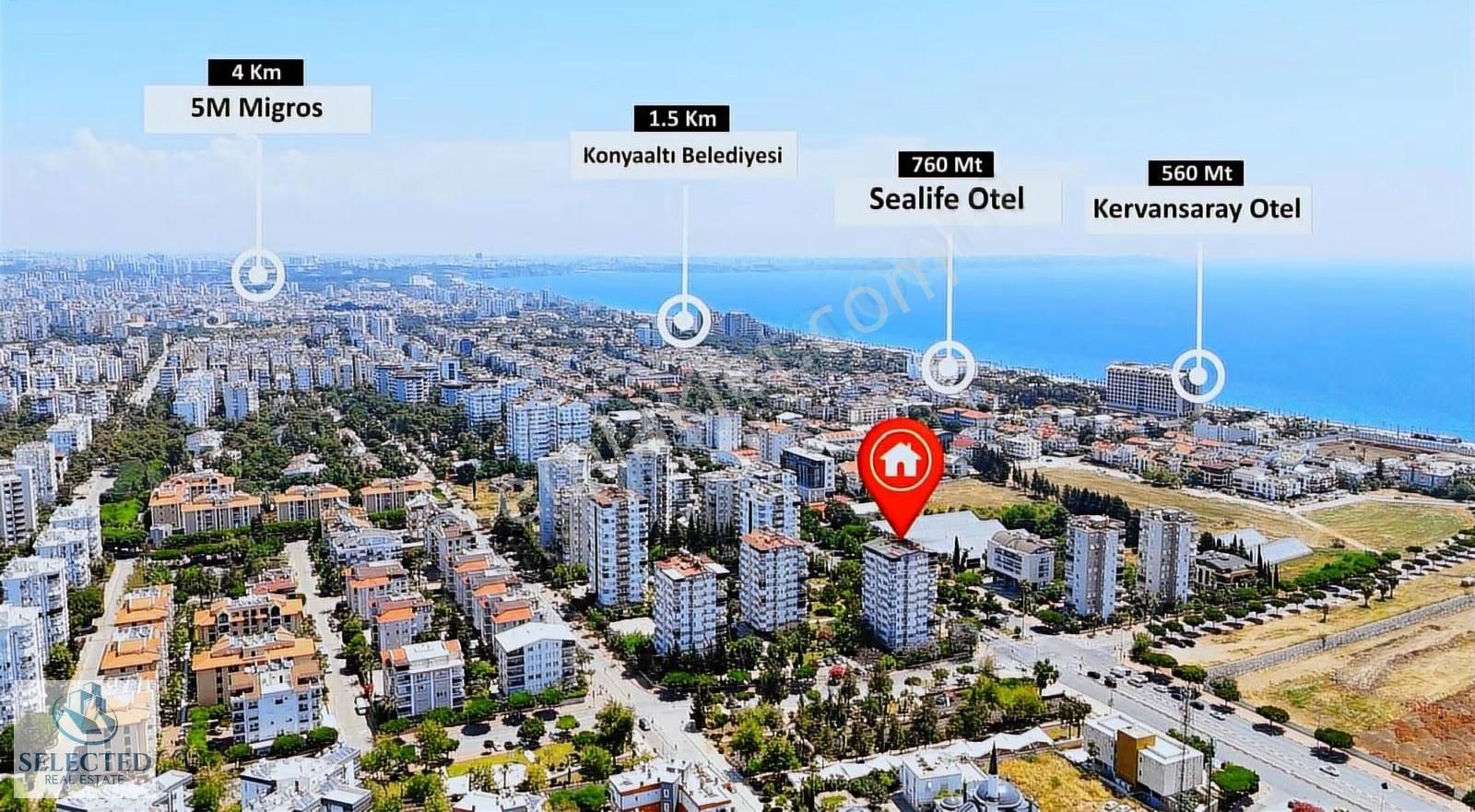 Konyaaltı Gürsu'da Ultra Lüks Deniz Manzaralı Daire - Görsel 25