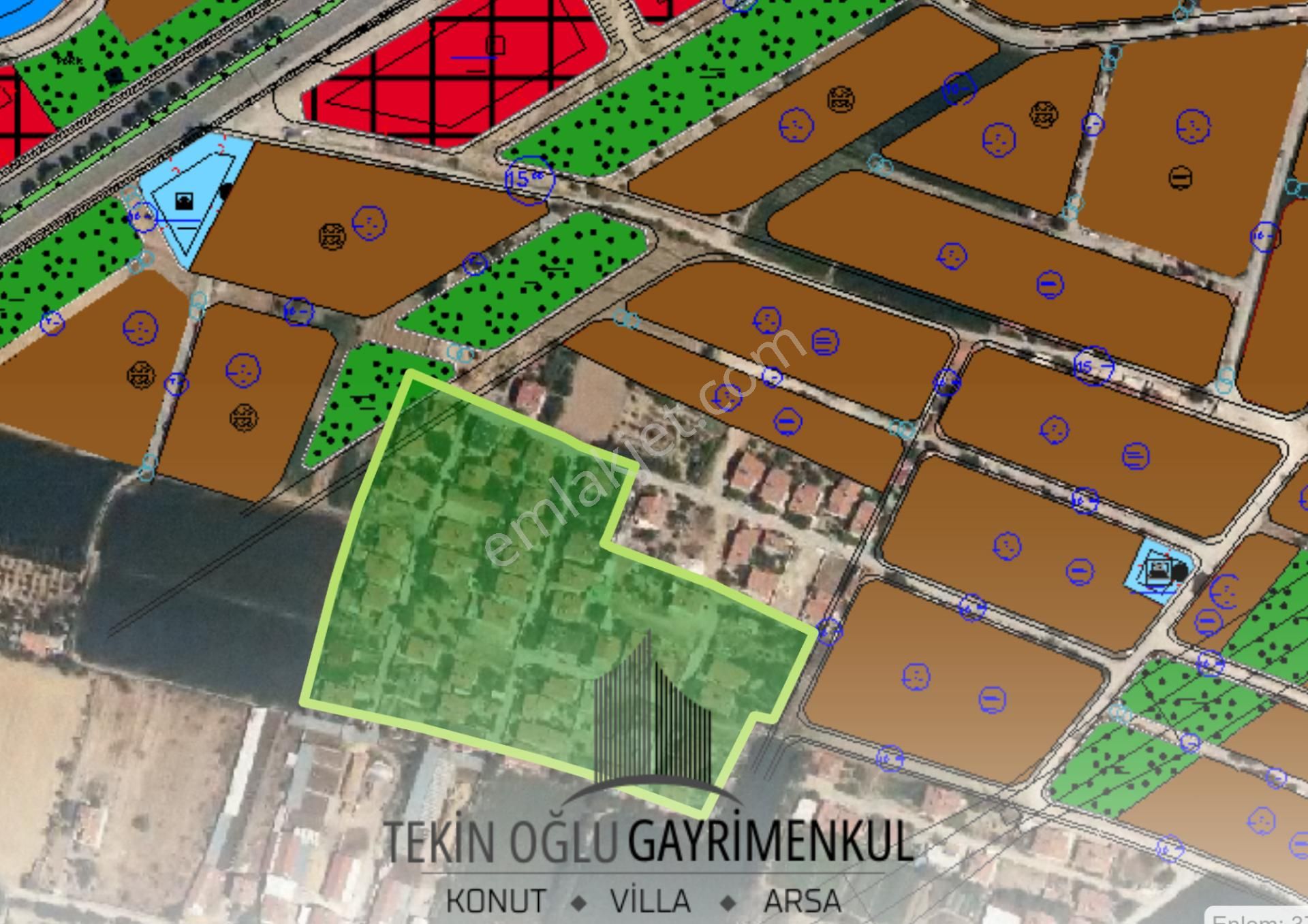 Meram Harmancık'da 400 M² İmar Dibi Yatırımlık Kupon Tarla - Görsel 9