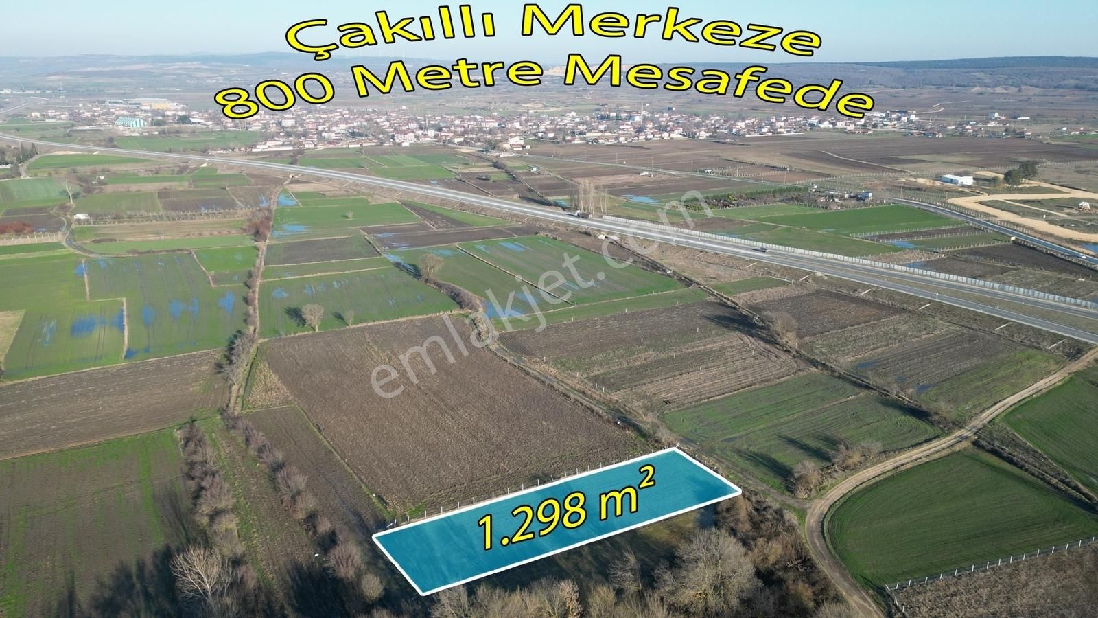 ꧁ ╣ Yapılacak Olan Sanayi Bölgesinin╠ Karşısında 1.298m² Arazi꧂ - Görsel 13