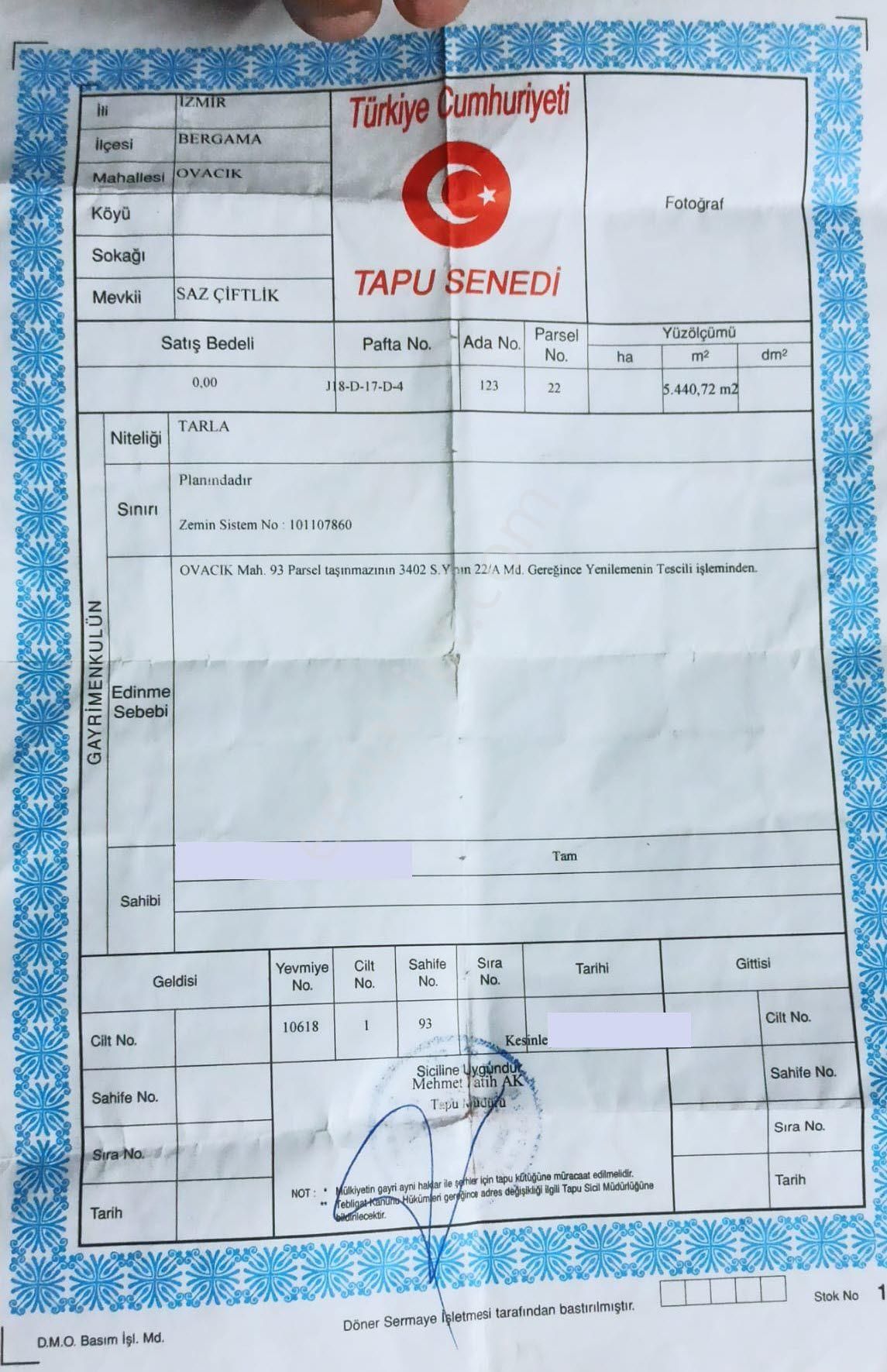 İzmir Bergama Ovacıkta Satılık Tarıma Uygun Verimlitoprak Yirmiyedi Dönüm Tarla - Görsel 5