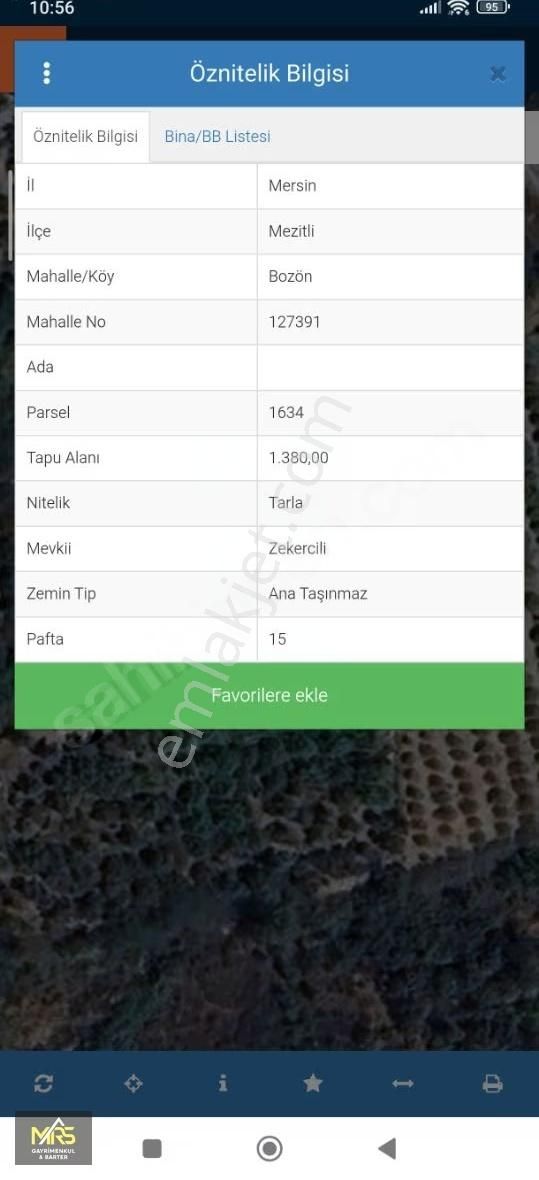 Mrs Gayrimenkulden Bozönde Köye Yakın 1400m2 Satılık Tarla - Görsel 3