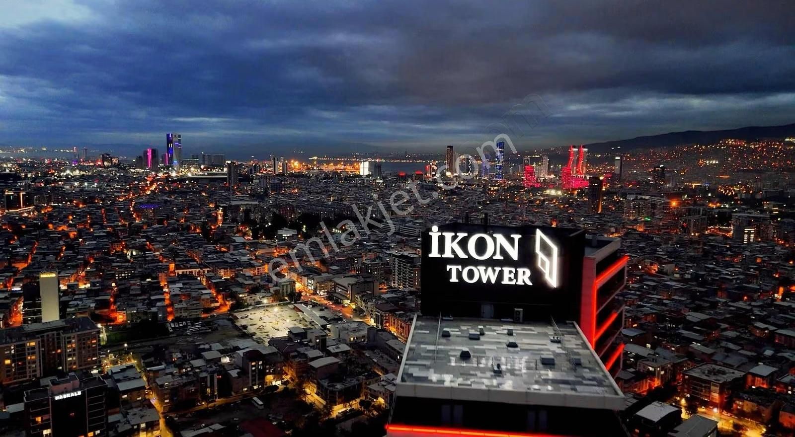 Bornova İkon Tower 34. Kat Deniz Manzaralı 3+1 Kiralık Daire
