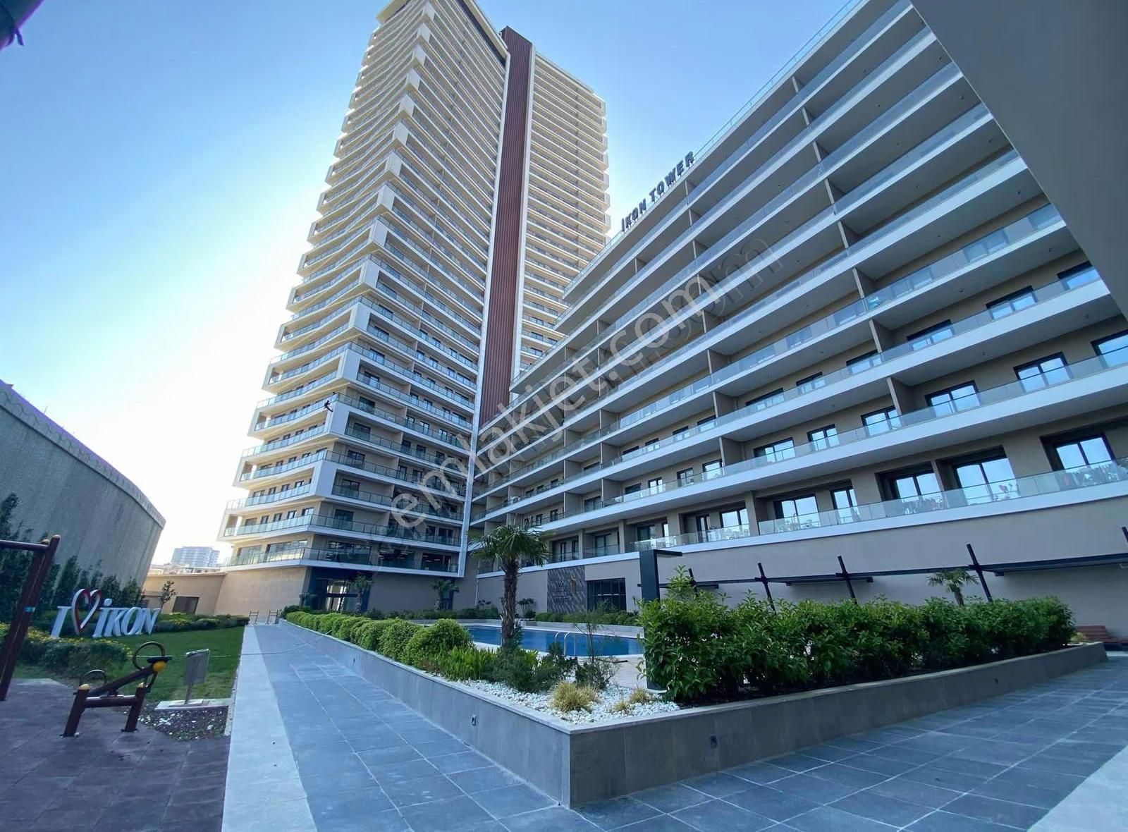 Bornova İkon Tower 34. Kat Deniz Manzaralı 3+1 Kiralık Daire - Görsel 7