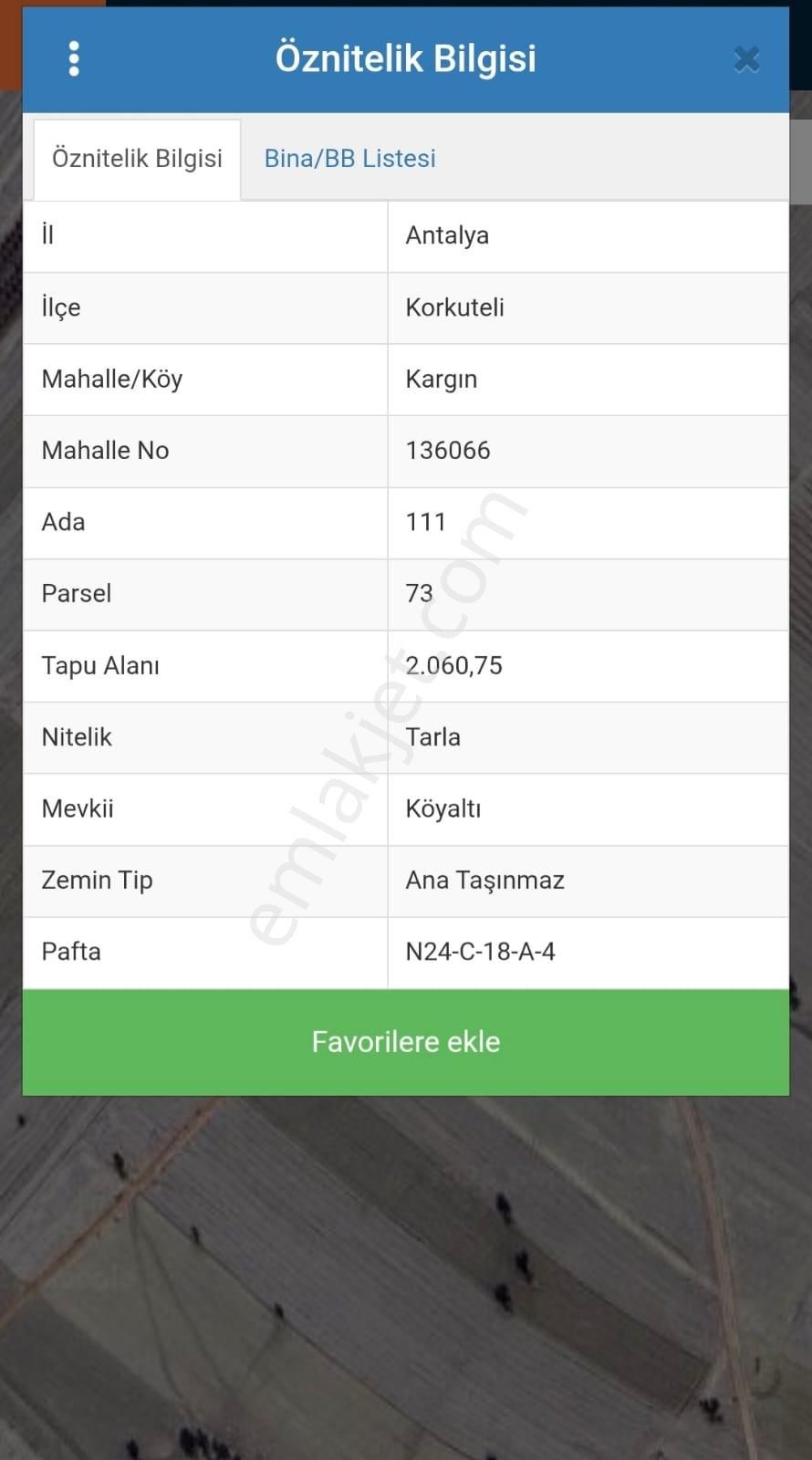 Korkuteli Kargın'da Köye Yakın 2 Dönüm Satılık