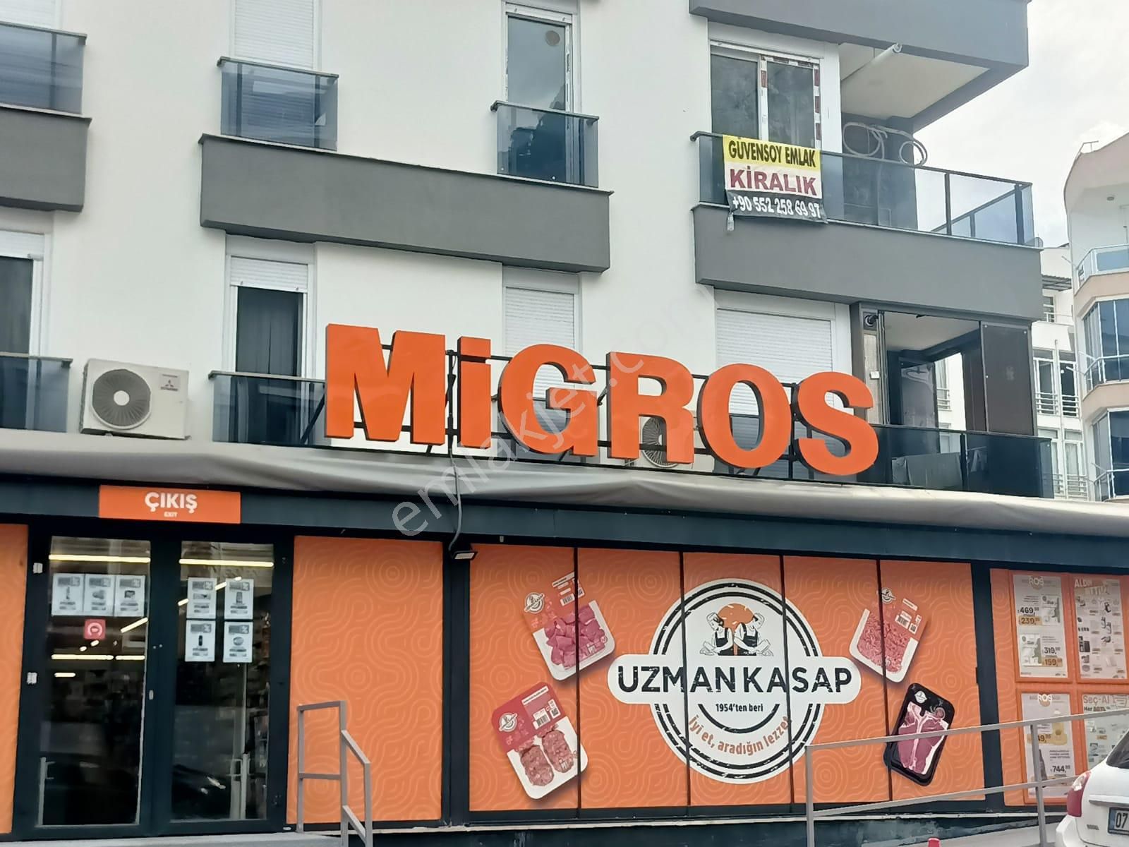 Guvensoy Dan Konyaaltı Hurma'da Kiralık Sıfır Doğalgazlı 2+1 Daire. - Görsel 7