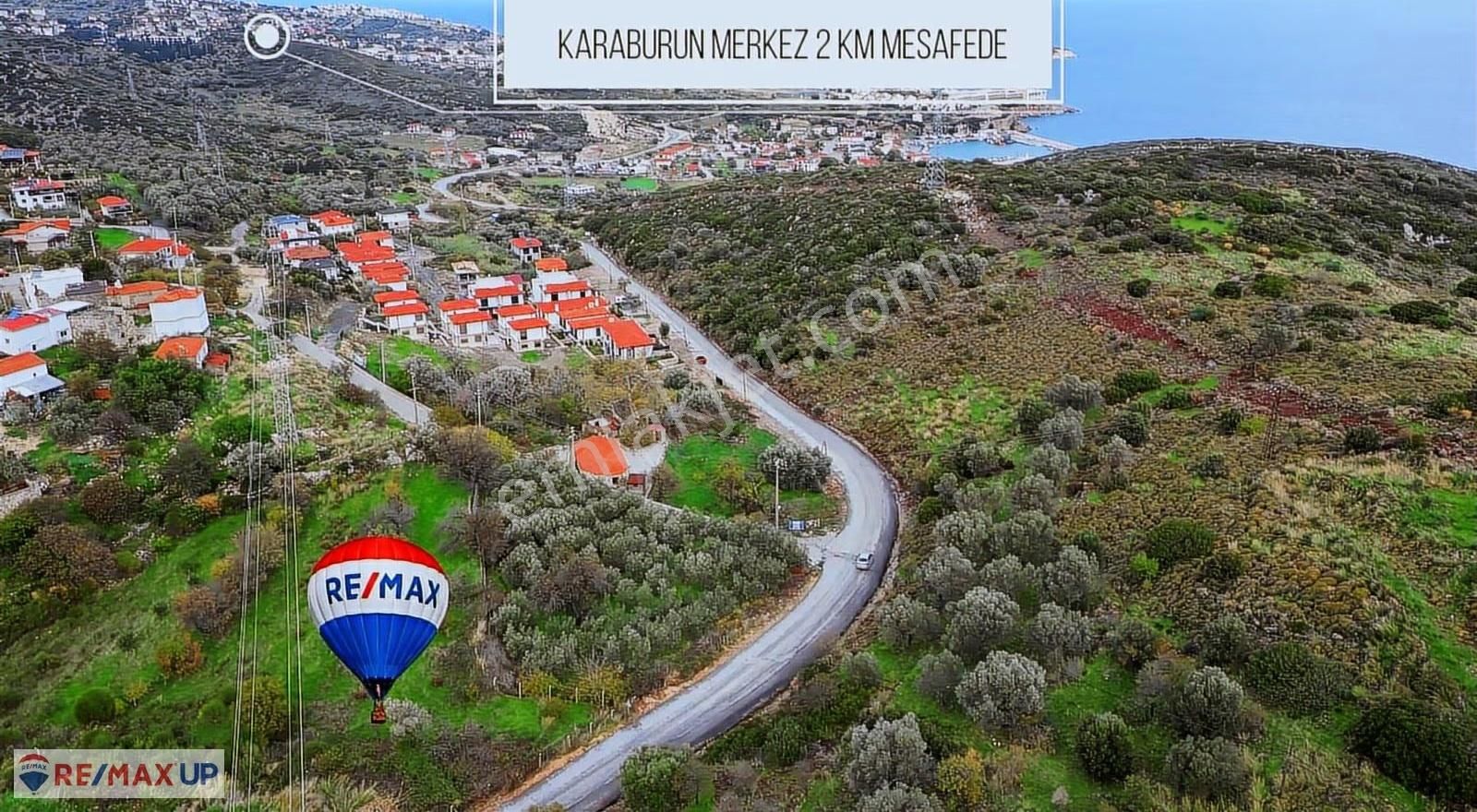 Karaburun Saip'te İmar Planında Yer Alan Anayola Cepheli Tarla - Görsel 11