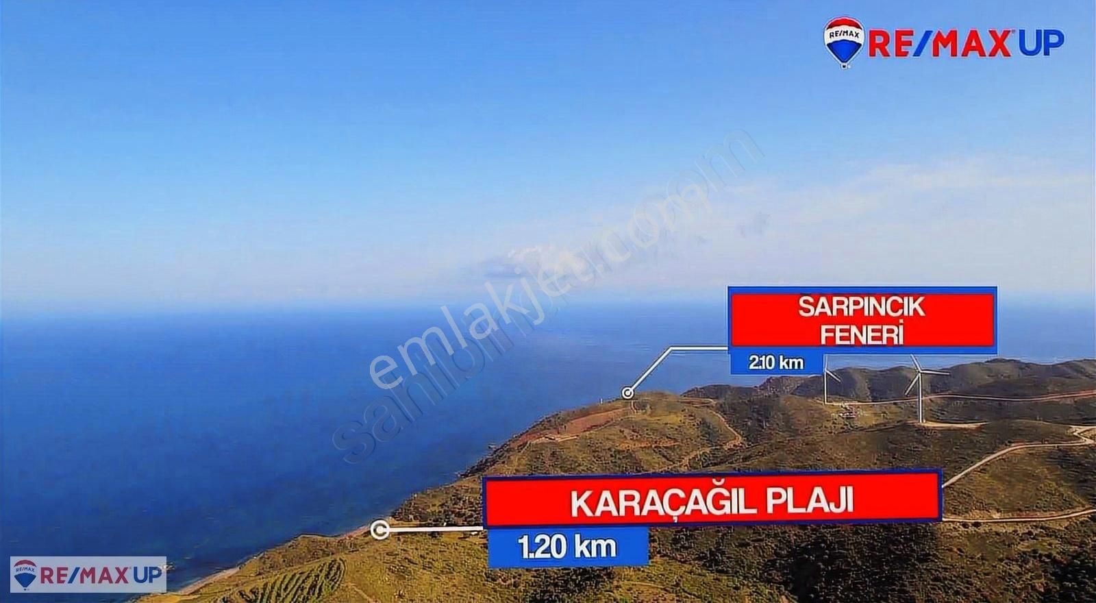 Sarpıncık Da İçerisinde Suyu ,yolu Olan Deniz Manzaralı Arazi - Görsel 13