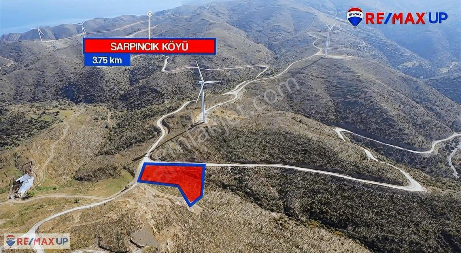Sarpıncık Da İçerisinde Suyu ,yolu Olan Deniz Manzaralı Arazi - Görsel 20