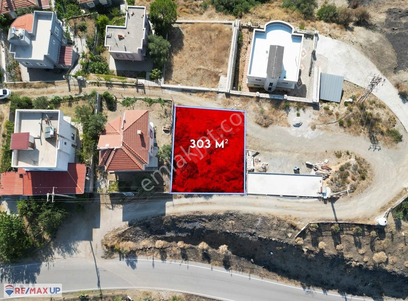 Seferihisar Doğanbey'de Deniz Manzaralı Satılık 303 M² Arsa - Görsel 3