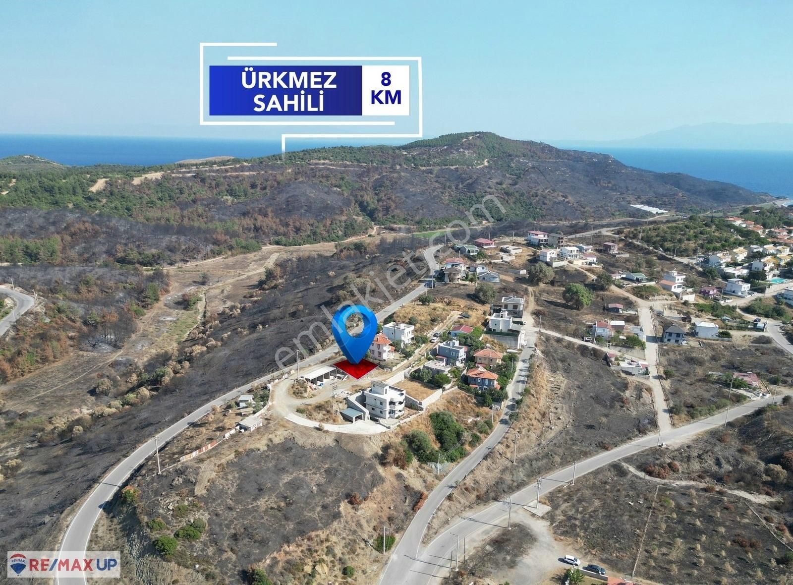 Seferihisar Doğanbey'de Deniz Manzaralı Satılık 303 M² Arsa - Görsel 25