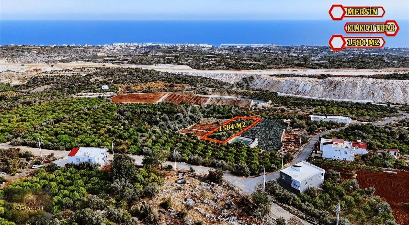 Erdemli Deniz Manzaralı Kumyu Tırtar 1584 M2 Satılık Arsa - Görsel 5